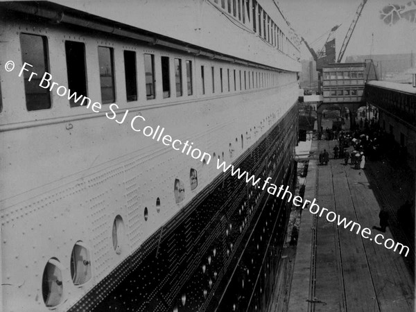 TITANIC AS SEEN FROM SALOON GANGWAY